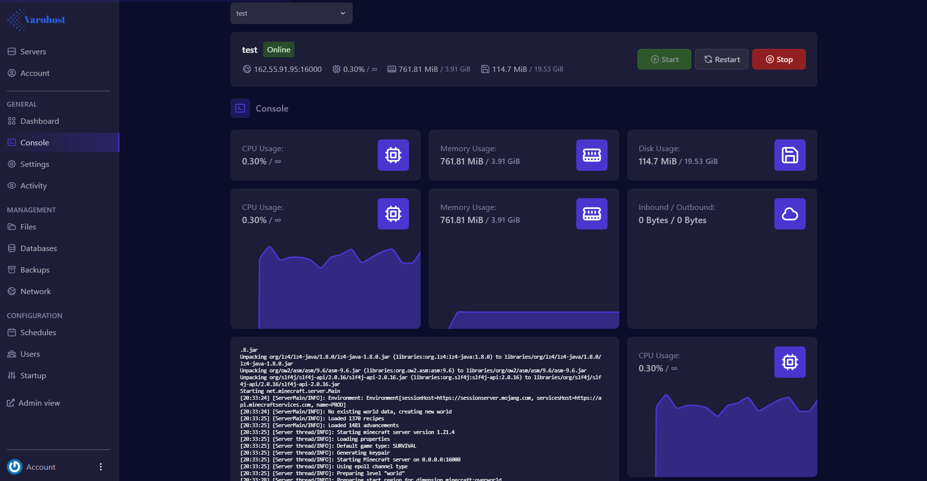 Gamepanel